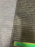 Handwriting Grey - Faux Leather