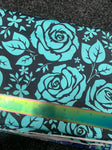 Teal Roses - Bamboo French Terry