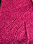 Hot pink pattern - Woven