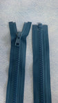 Size 5 - Medium Blue (Molded plastic) Open ended YKK Zipper