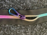 Rainbow Zipper pull #5