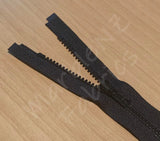 Size 3 - Black (Moulded Plastic) Open ended Zipper