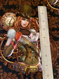 Steampunk Ladies - French Terry